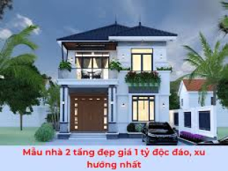 NHÀ MÁI THÁI 2 TẦNG ĐẸP