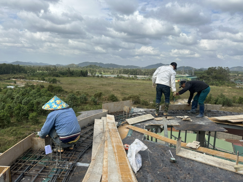 THI CÔNG NHÀ THIẾT KẾ CHÂU ÂU TẠI KRONG BÔNG